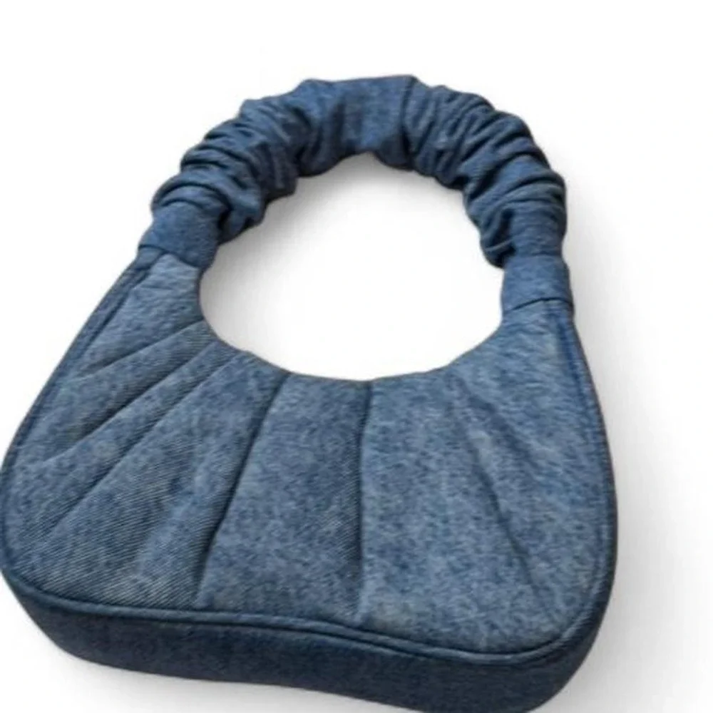 JW PEI Gabbi Ruched‎ Denim Hobo Bag